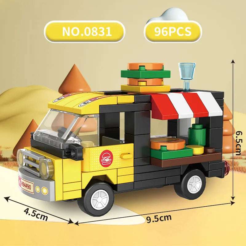 Vehículos de Construcción y Ciudad con Bloques Lego
