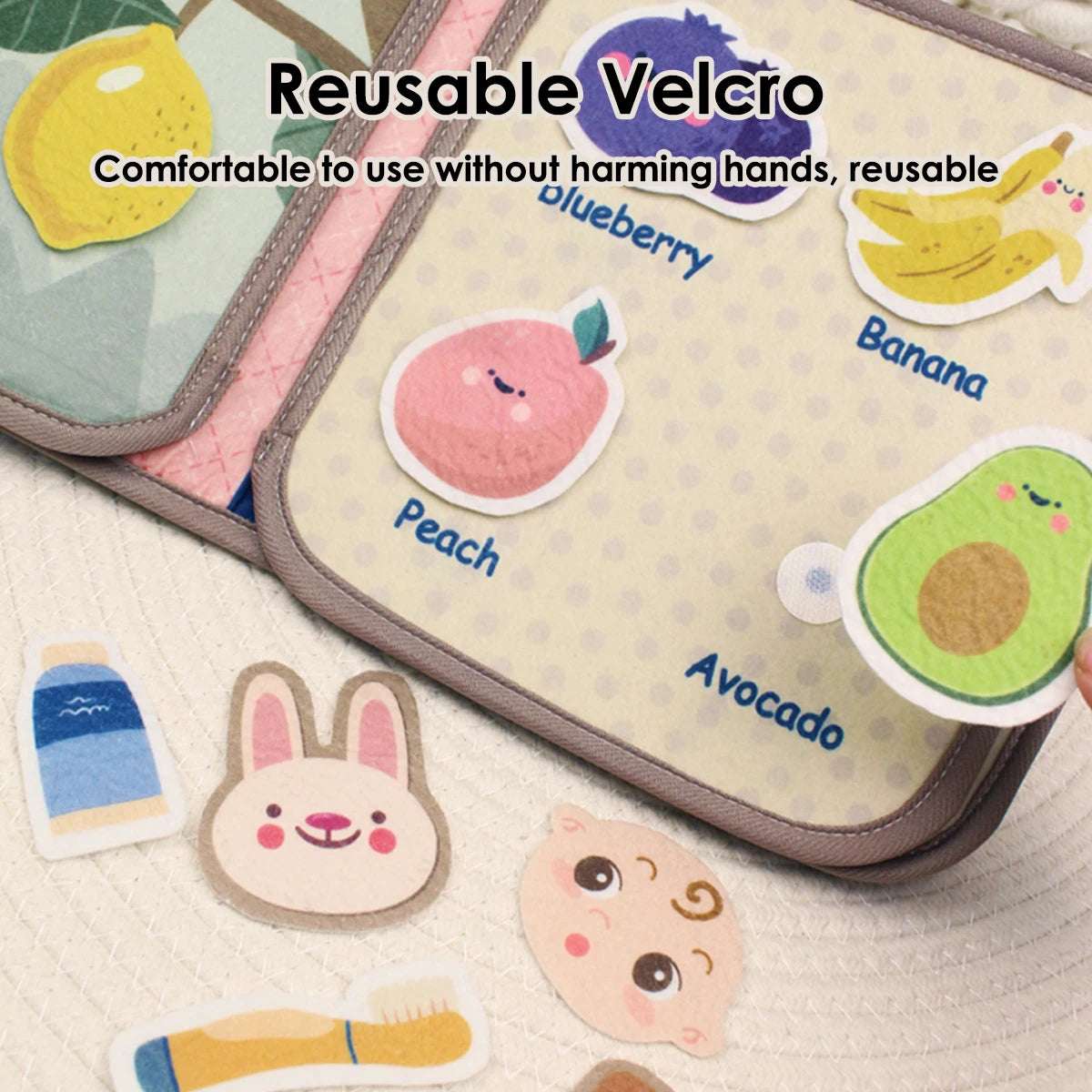 Libro sensorial de tela