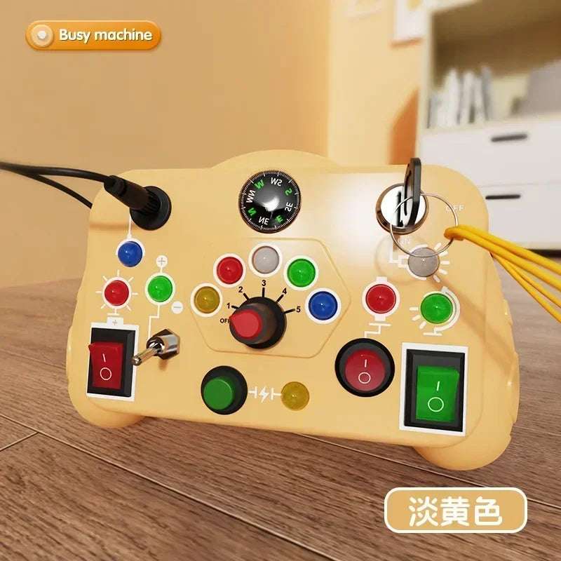 Tablero Montessori con luz
