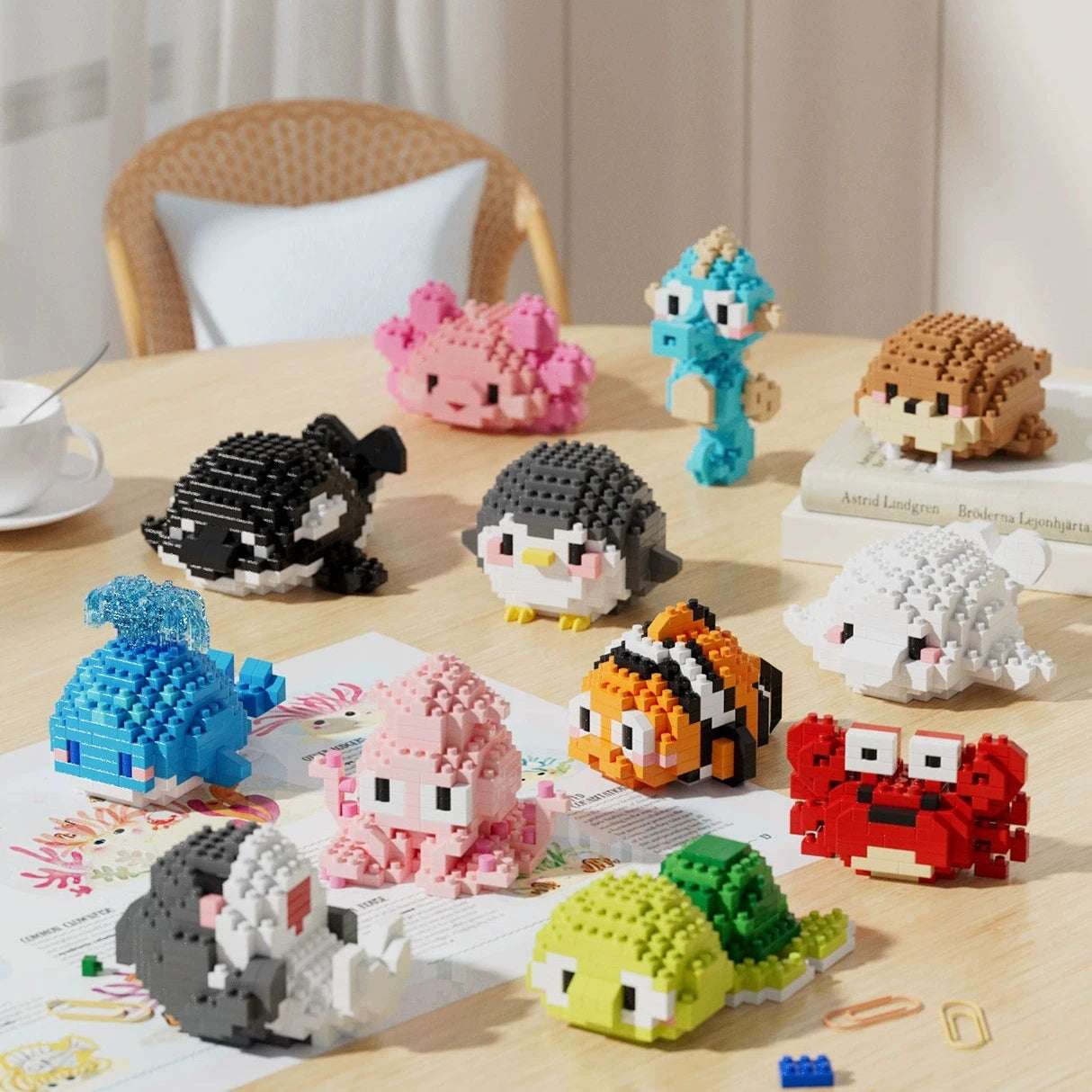 Mini Bloques Animales Marinos