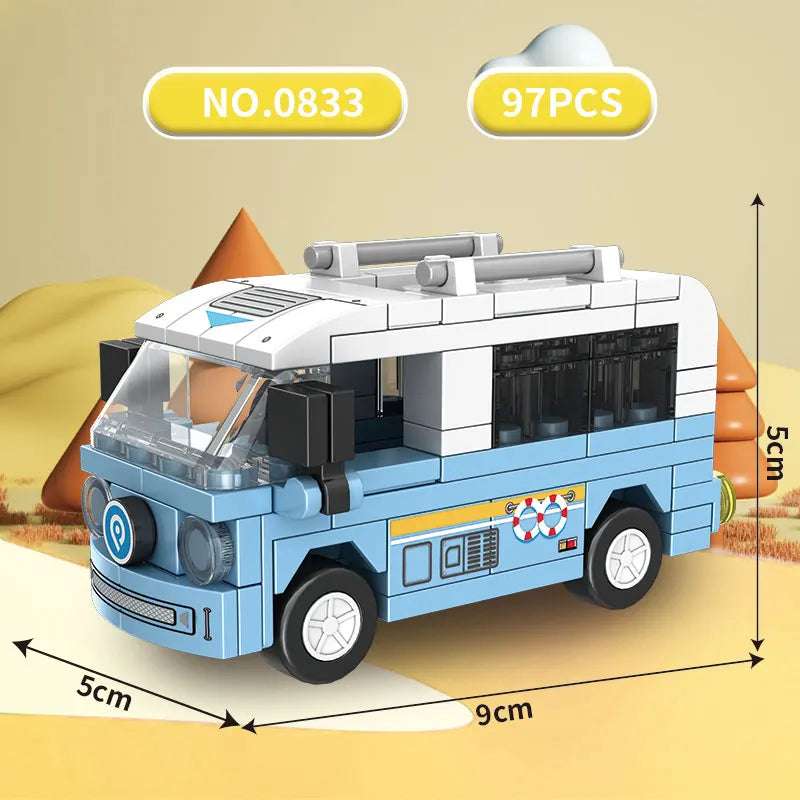 Vehículos de Construcción y Ciudad con Bloques Lego