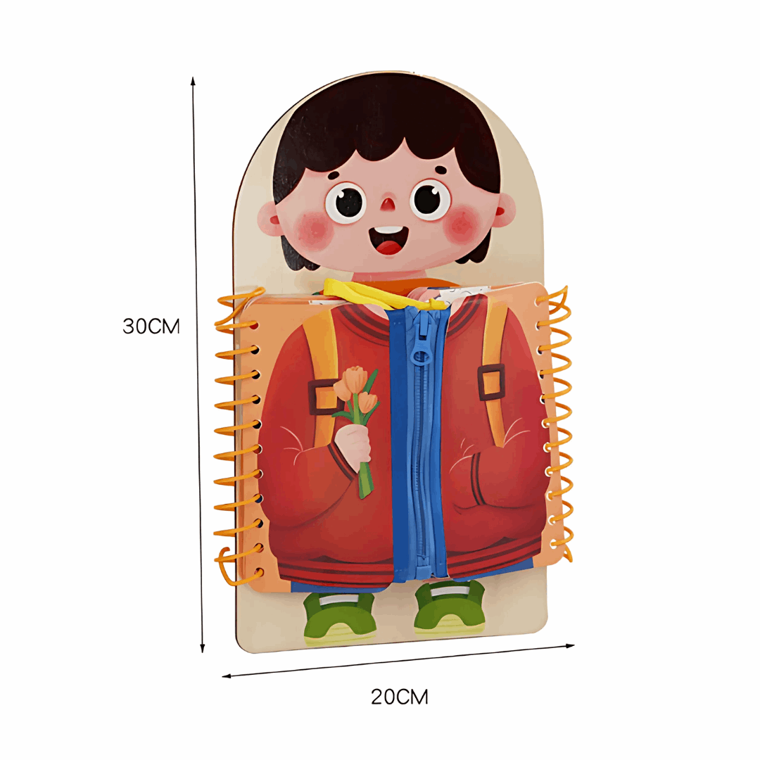 Libro de actividades Montessori - Habilidades de vestimenta