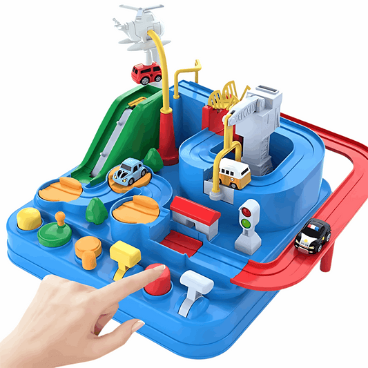 Circuito Interactivo de Autos y Obstáculos