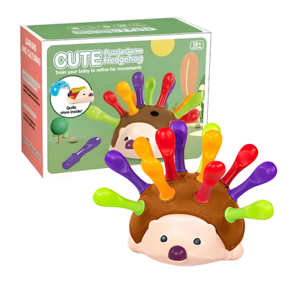 Erizo educativo con piezas encajables