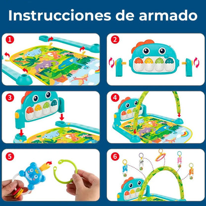 Gimnasio Piano para Bebé - Centro de actividades 3 en 1