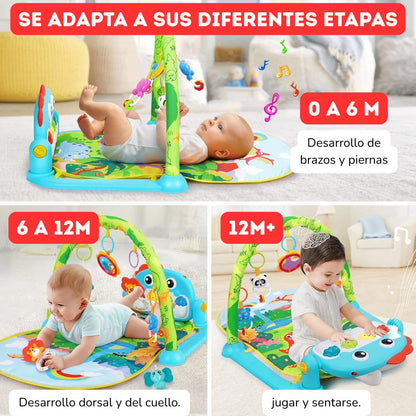 Gimnasio Piano para Bebé - Centro de actividades 3 en 1