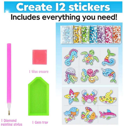 Set de stickers con diamantes