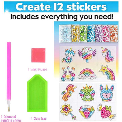Set de stickers con diamantes