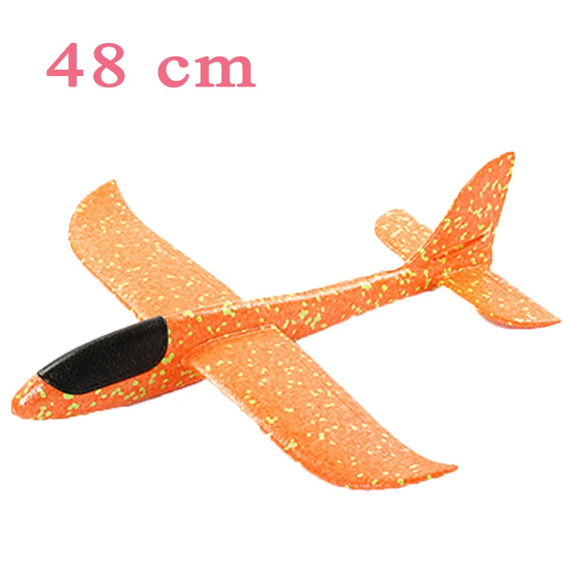 Avión planeador de goma eva