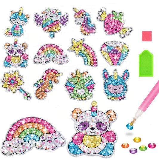 Set de stickers con diamantes