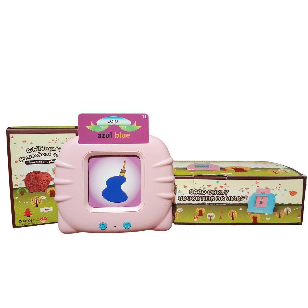 Máquina de Tarjetas Didácticas – 225 Palabras en Inglés y Español con Sonido