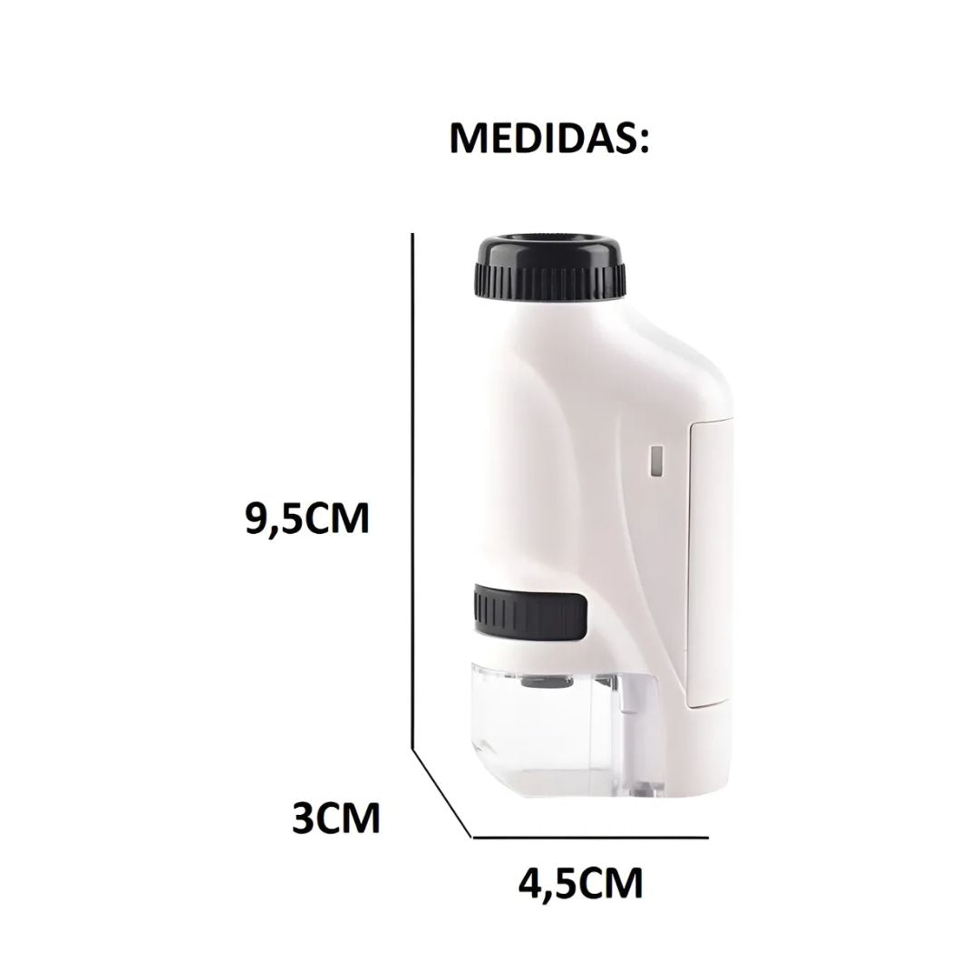 Microscopio Portátil 60x a 120x - Exploración Científica desde Casa