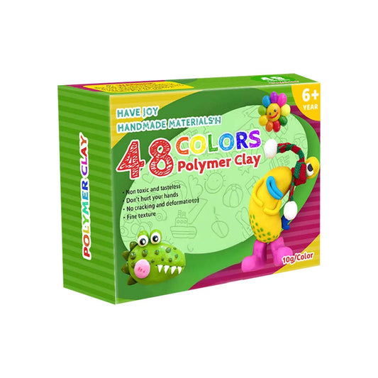 Set de Arcilla Polimérica – 48 Colores + Herramientas