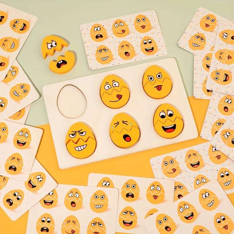 Juego de emociones con huevos de encaje