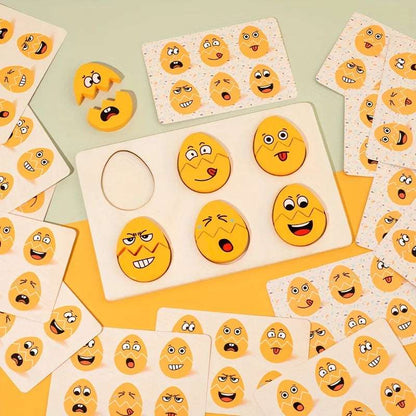 Juego de emociones con huevos de encaje