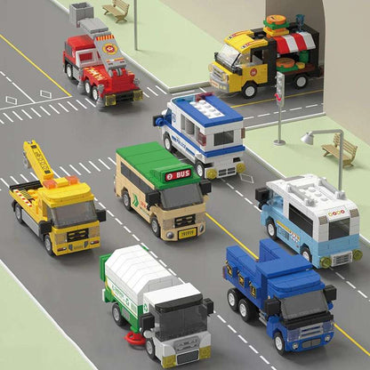 Vehículos de Construcción y Ciudad con Bloques Lego