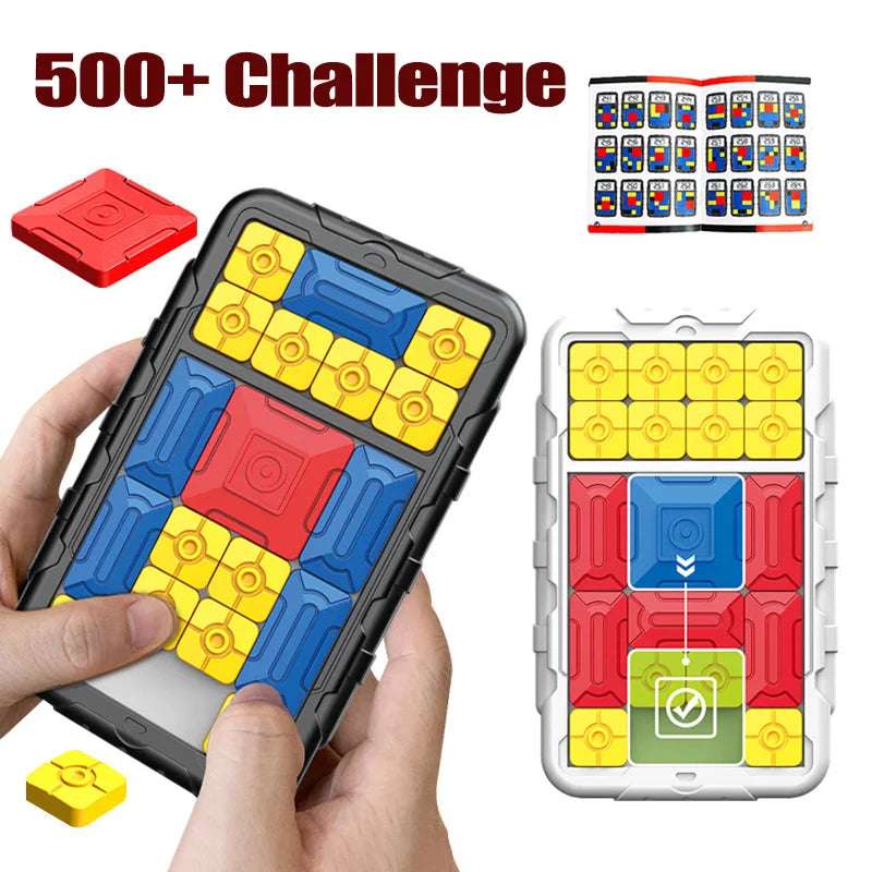 Juego de lógica deslizante portátil 500 desafíos