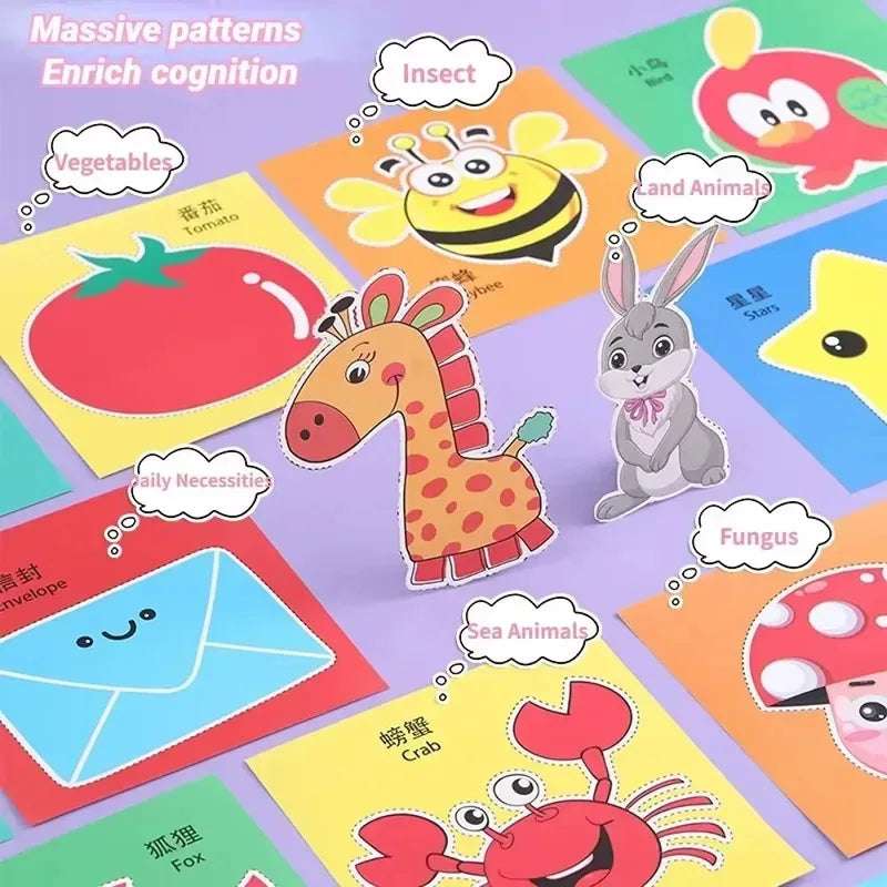 Set de recorte para niños 96 unidades