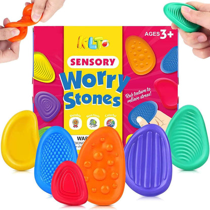 Set de Piedras Sensoriales Antiestrés (6 unidades)