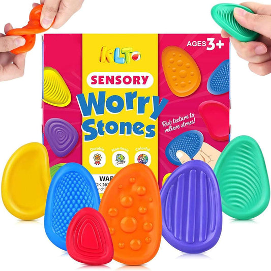 Set de Piedras Sensoriales Antiestrés (6 unidades)