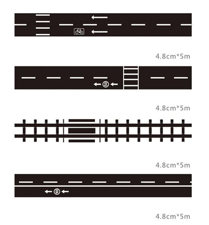 Cintas adhesivas de carreteras para autos