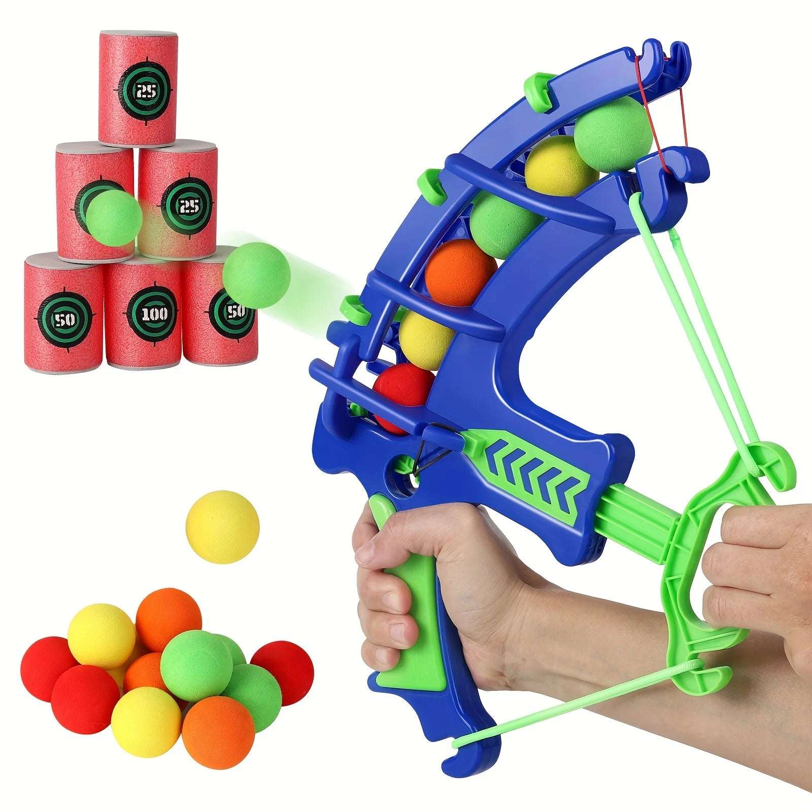 Set de arco con pelotas suaves