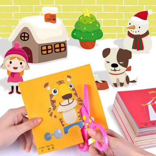 Set de recorte para niños 96 unidades