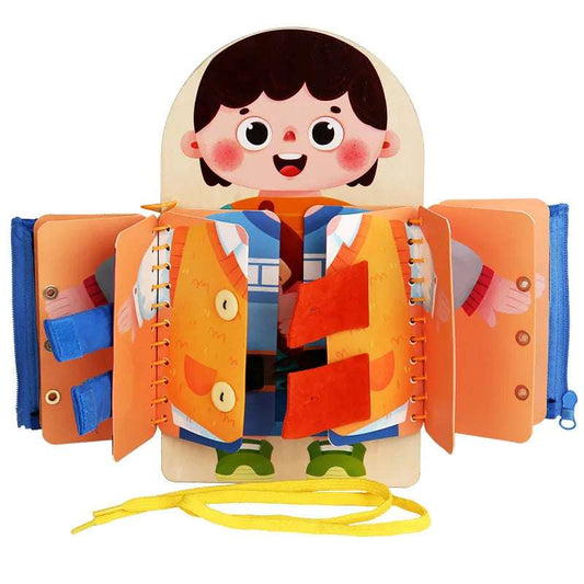 Libro de actividades Montessori - Habilidades de vestimenta