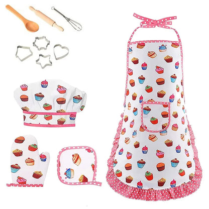 Set Delantal de cocina y Utensilios