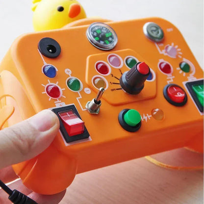 Tablero Montessori con luz