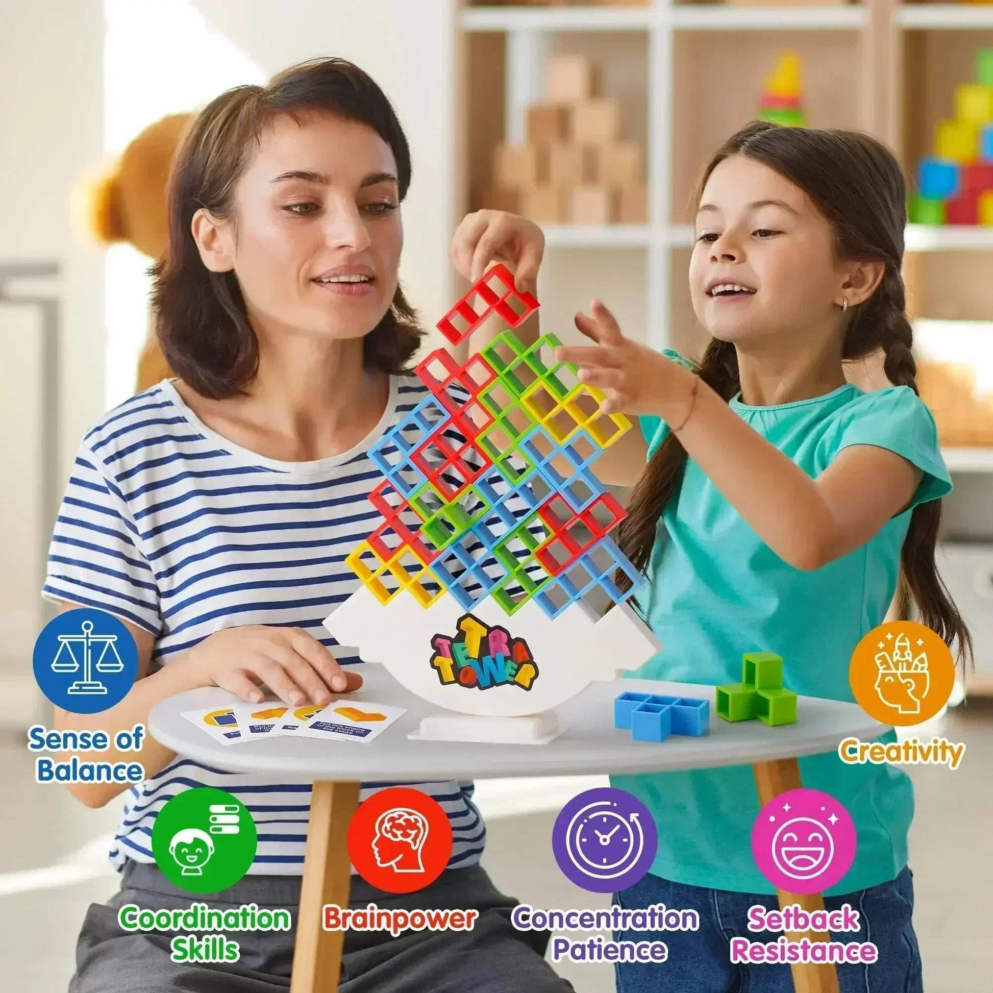 Tetra Tower – Juego equilibrio para niños y adultos