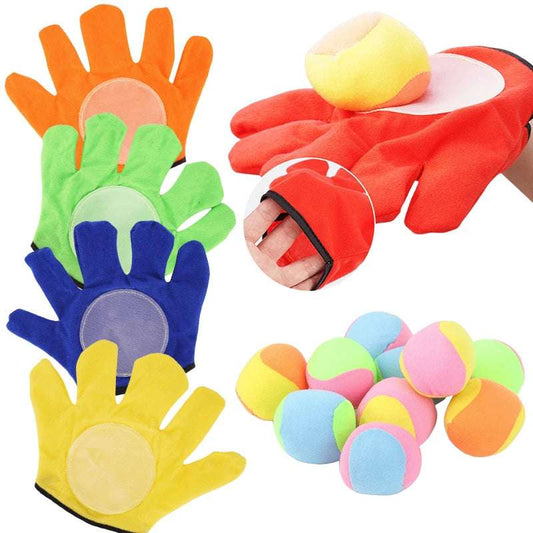 Guantes con Pelotas Velcro