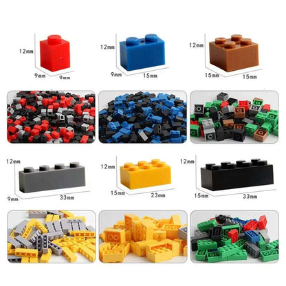 Set de 1000 Bloques de Construcción Tipo Mini Lego