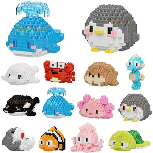 Mini Bloques Animales Marinos