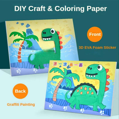 Set 10 dibujos para pegar y pintar