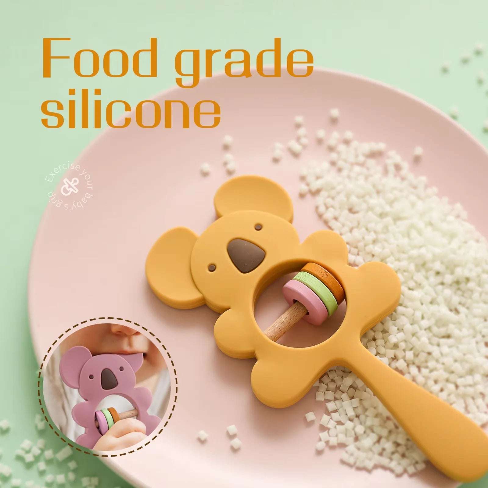 Sonajero Koala Sensorial – Primeras Exploraciones