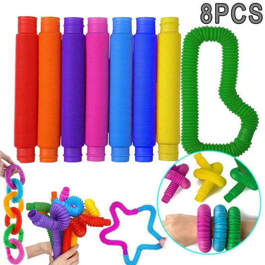 Tubos Pop It Sensoriales