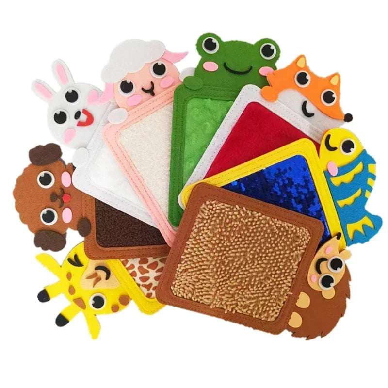 Set de Tarjetas Sensoriales Texturizadas (8 unidades)