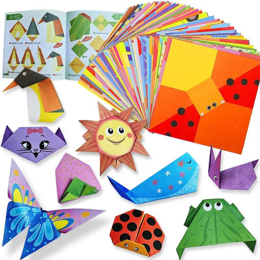 Set de origami diferentes niveles