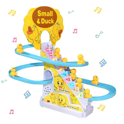 Patitos escaladores con pista eléctrica (9 patitos)