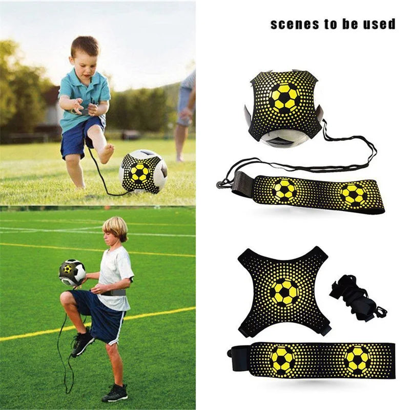 Entrenador de Fútbol con Elástico – Cinturón Ajustable para Práctica Individual