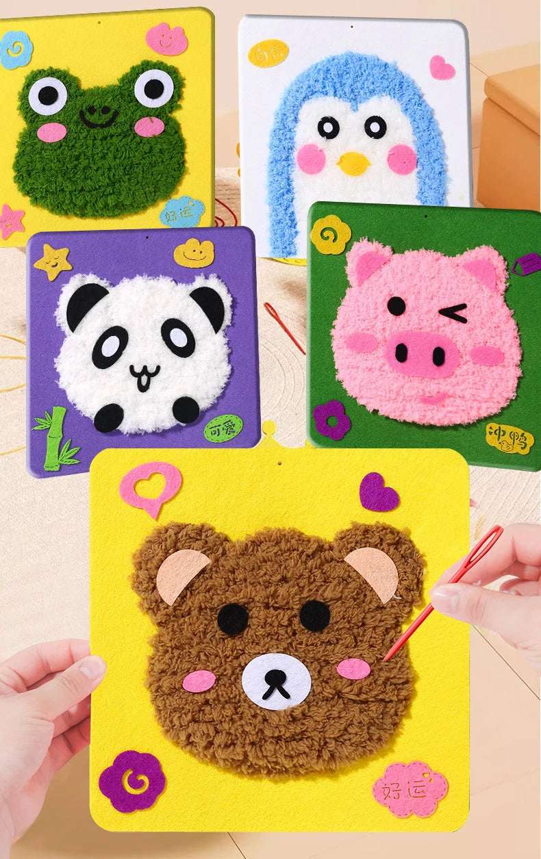 Set de bordado en relieve para niños