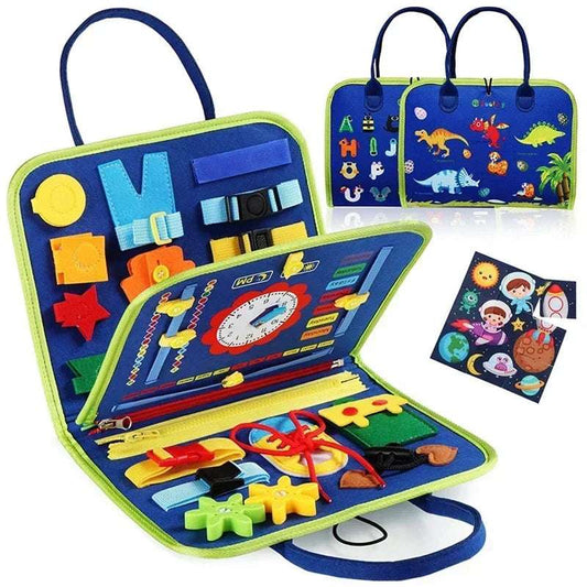 Busy Board Montessori – Maleta de Actividades Educativas
