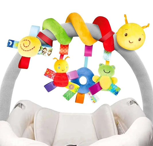 Espiral Sensorial de Cuna y Coche – Juguete Colgante para Bebés