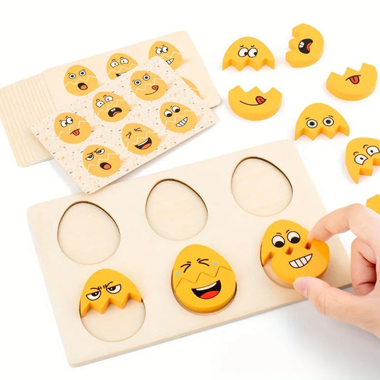 Juego de emociones con huevos de encaje