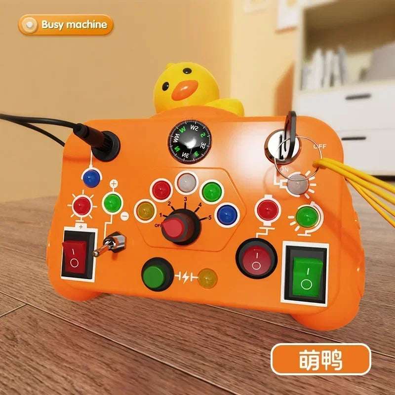 Tablero Montessori con luz