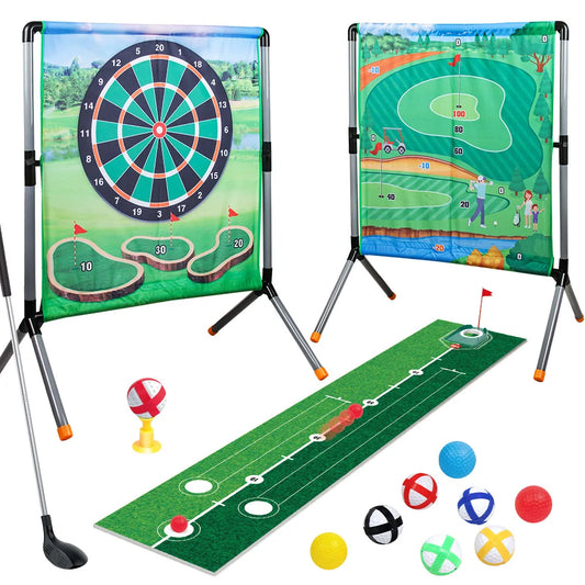 Set de Golf Interactivo con Lienzo Objetivo