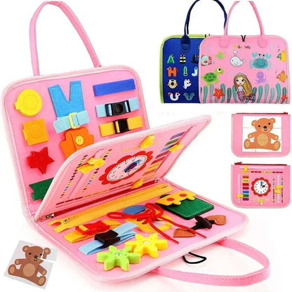 Busy Board Montessori – Maleta de Actividades Educativas