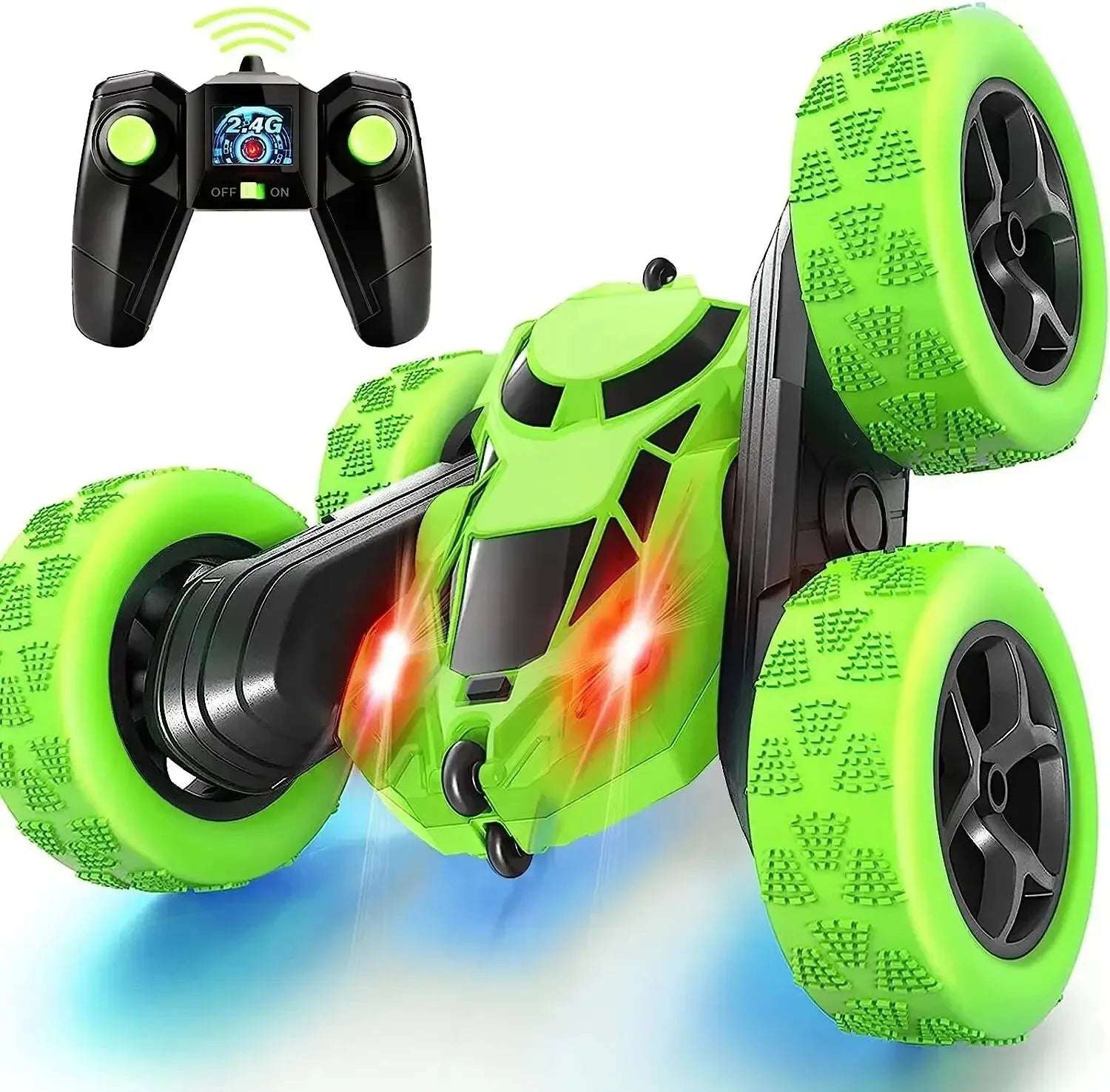 Auto Acrobático RC 360° Reversible con Control Remoto