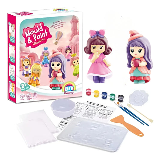 Set de Manualidades Princesas "Mould & Paint" - Moldea y Pinta